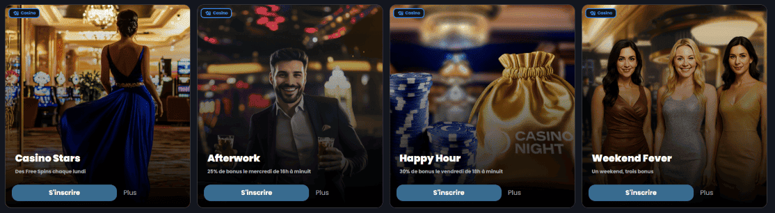 Un grand succès au CasinoNight avec retrait des fonds sur jeux